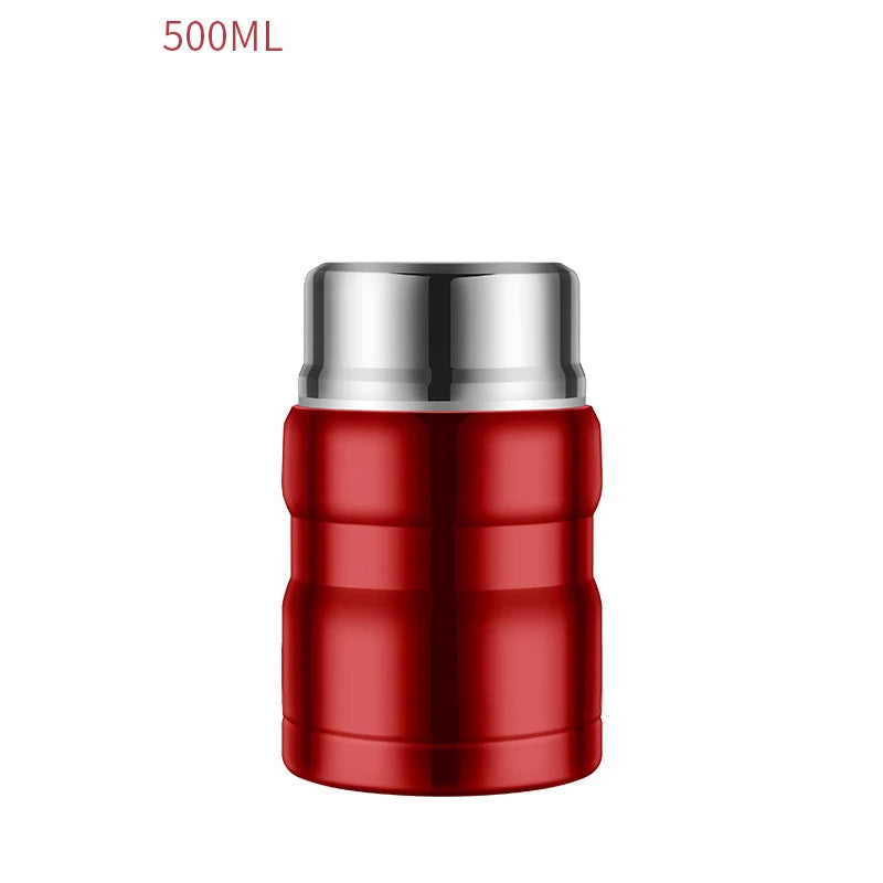 500/750ml Stainless Steel Food Container Food Thermal Jar