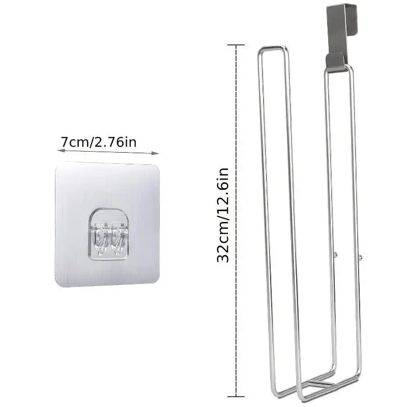 1/2/3pcs Wall Mounted Bathroom Organizer No Drill Paper