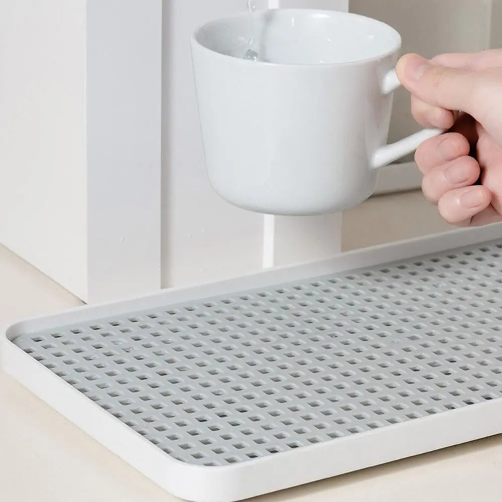 Fruit Dryer Tray Rectangle Tableware Dish Racks Plastic