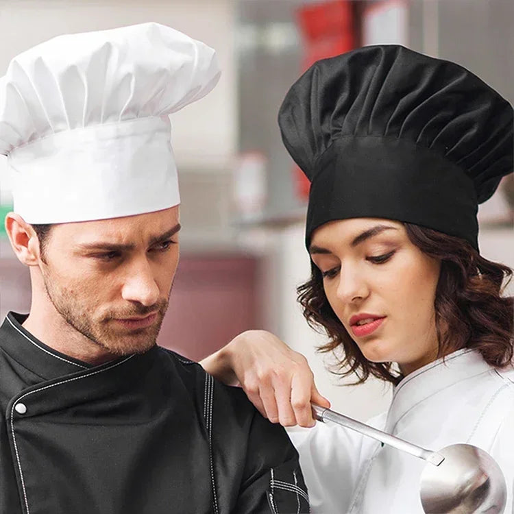 Cook Cap Head Chef White Cooking Hat Waiter