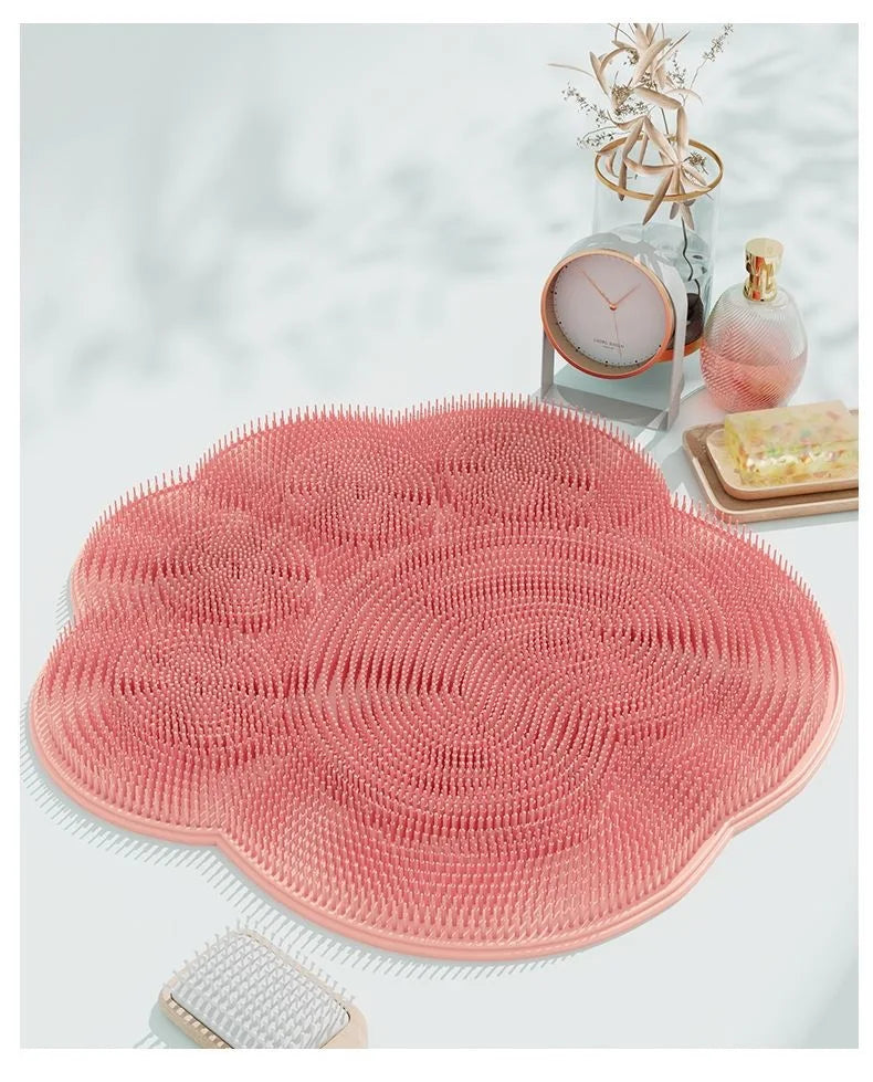 1pcs Lazy Foot Wash Scrubbing Mat Bathroom Non-Slip