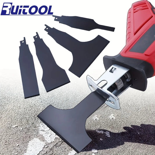 4-Piece Heavy-Duty Scraper Blade Reciprocating Saws Steel Tile