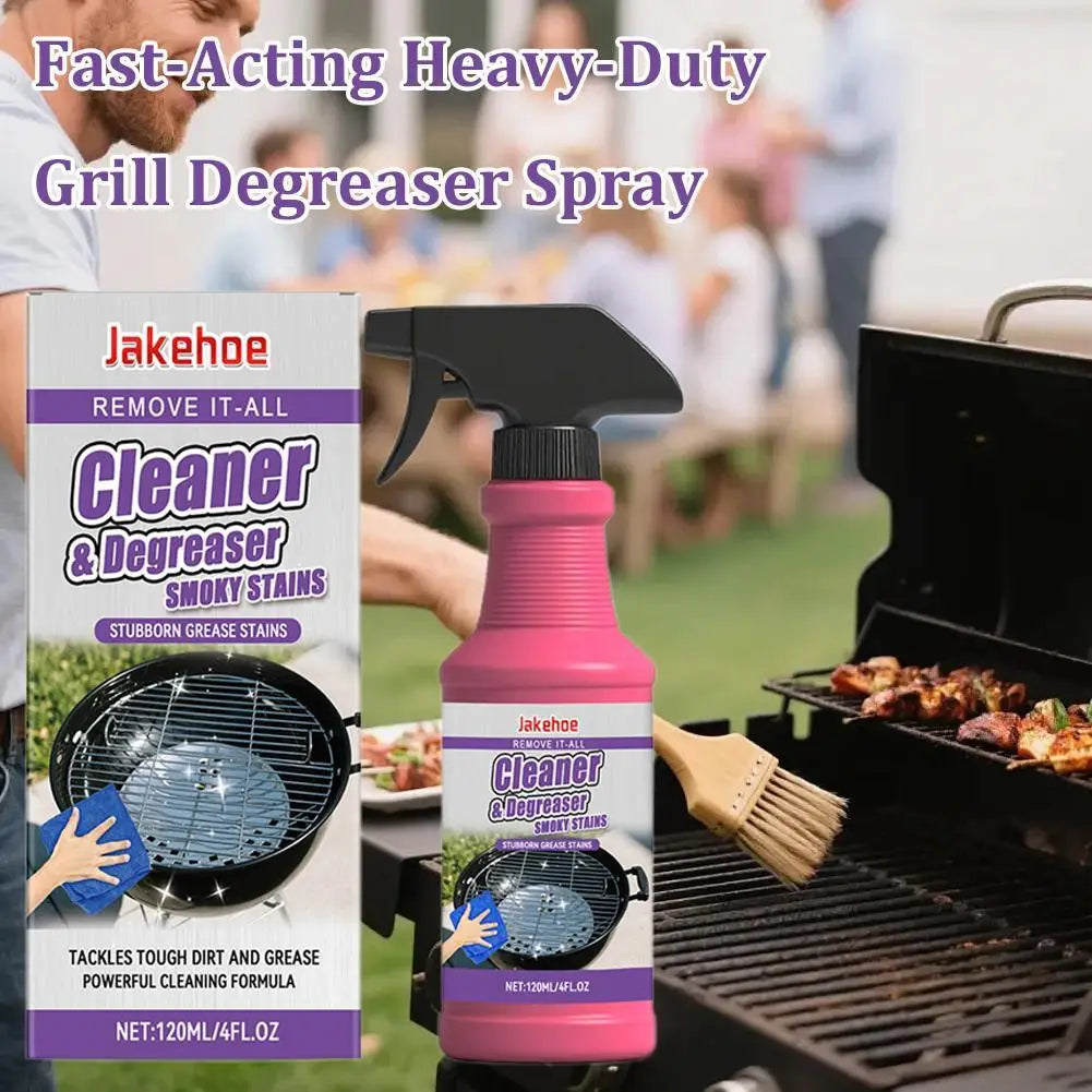 1/2/3pcs Barbecue Grill Cleaner Heavy Duty Grease Degreaser