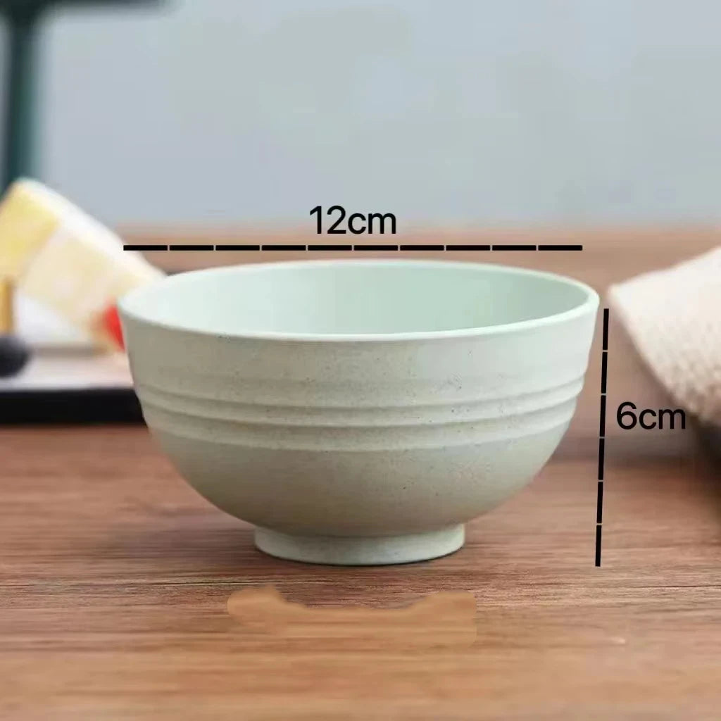 Children Bowl Sustainable Wheat Straw Tableware Kids Family