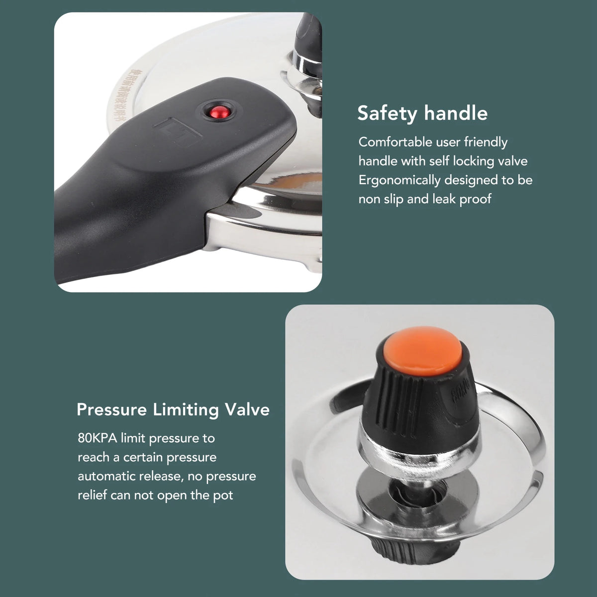 Pressure Cooker Stainless Steel Explosion Proof Safety Valve