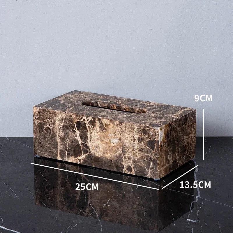 Emperador Dark Natural Marble Bathroom Brown Luxury Toothbrush