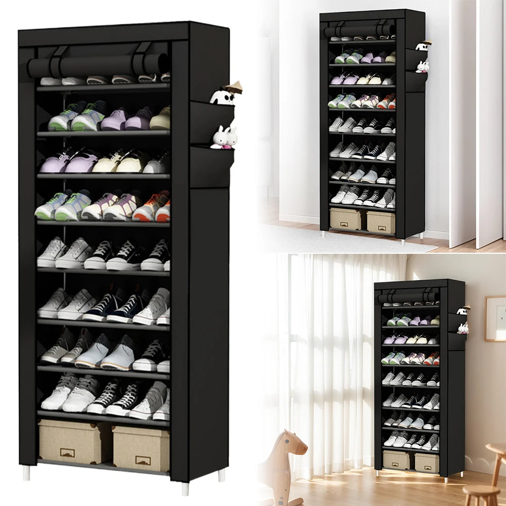 10 Layers Shoes Cabinet Cover Dustproof Shoes Storage