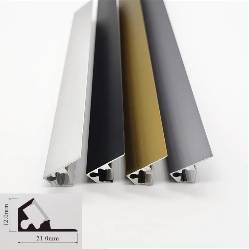 Ultra-Thin Led Cabinet Shelf Edge Aluminum Profile 45