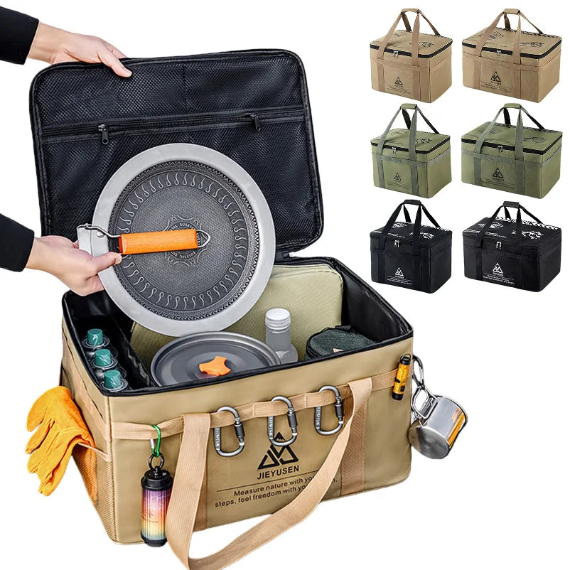 30/42l Camping Organizer Waterproof Oxford Cloth Picnic Bag