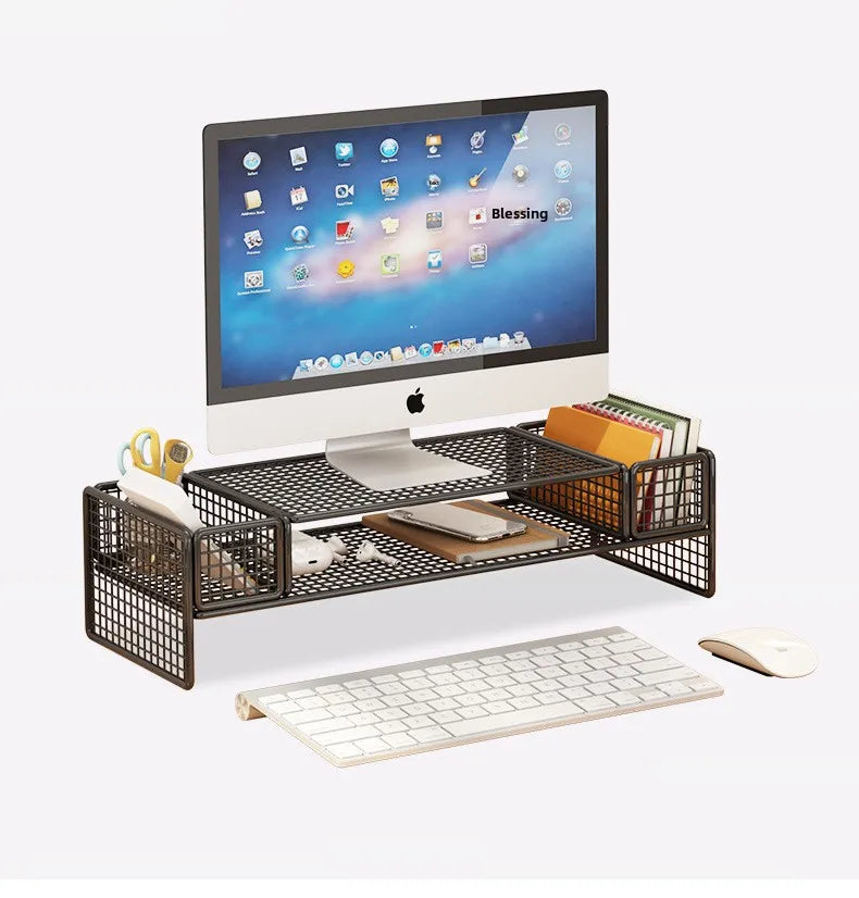 Height Adjustable Computer Stand Desk Monitor Laptop Cooling