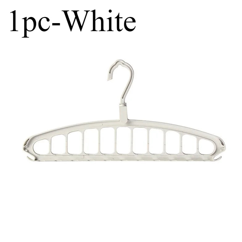 1/2pcs Space Saving Multi-Hole Clothes Hanger Dorm
