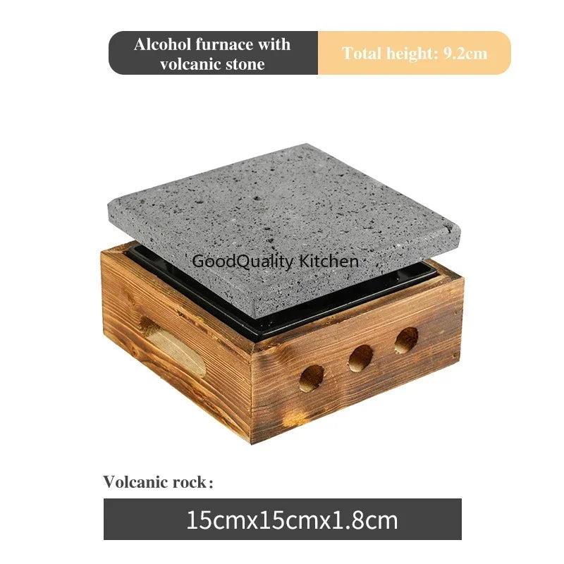 Japanese Barbecue Stove Beef Steak Plate High Temperature