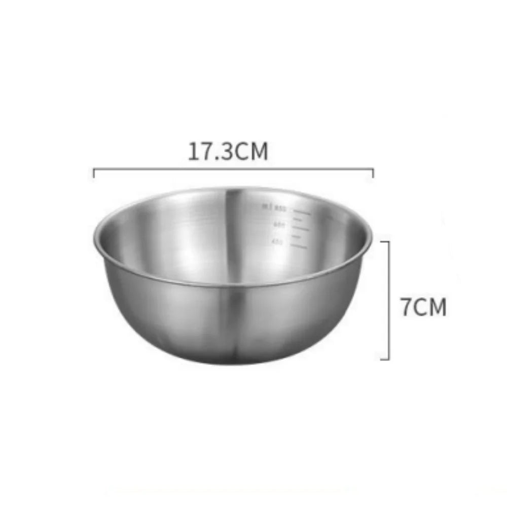 1-3 Stainless Steel Bowl Scale Cooking Baking Food