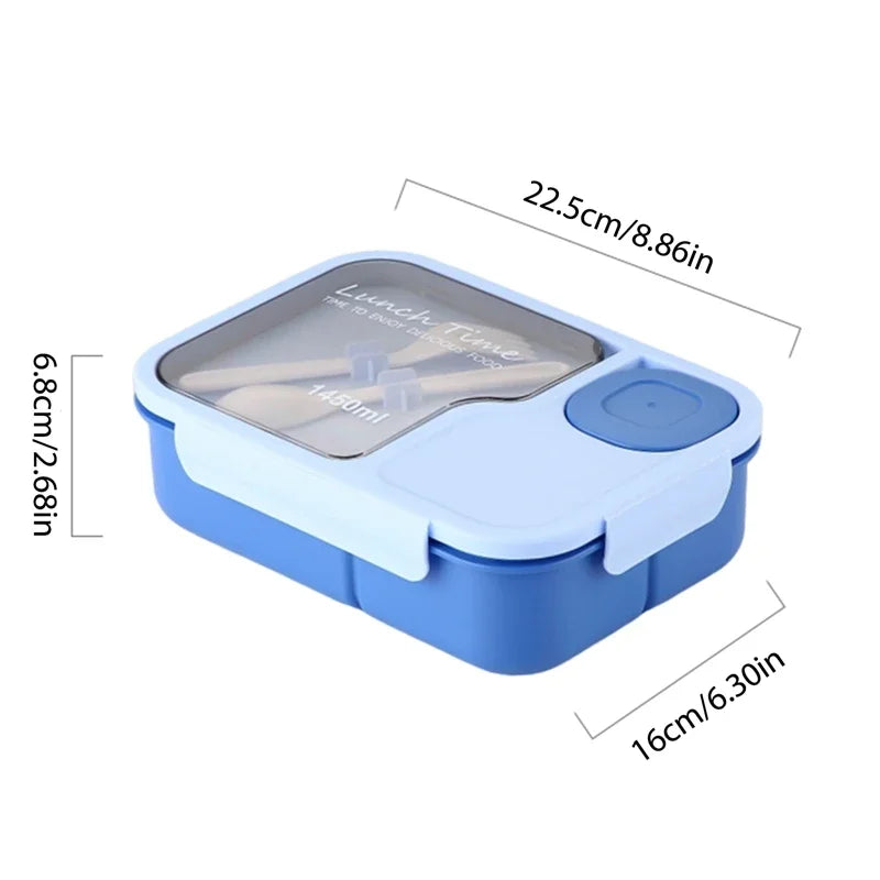 Lunch Box Office Bento Box Fork Spoon Microwave