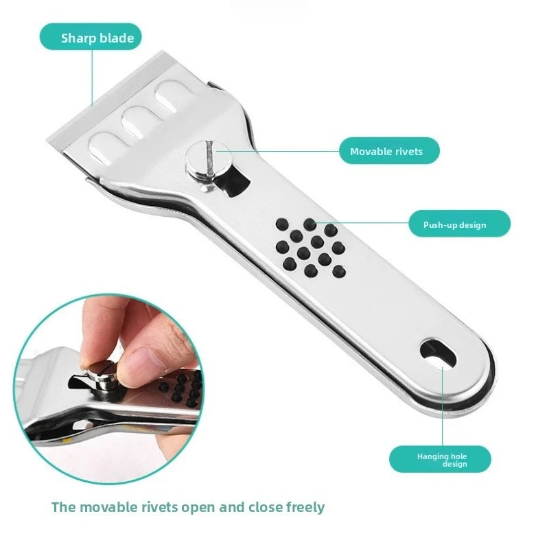 Stainless Steel Hob Scraper Glass&Ceramic Scraper Replacement