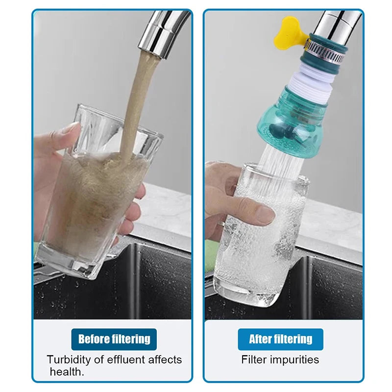 Universal 360 Rotation Faucet Bubbler Swivel Water Saving