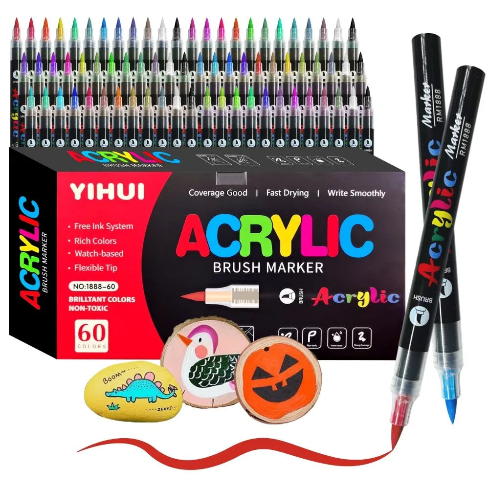 12-418 Colors Brand Upgrade Soft Brush Tip Acrylic