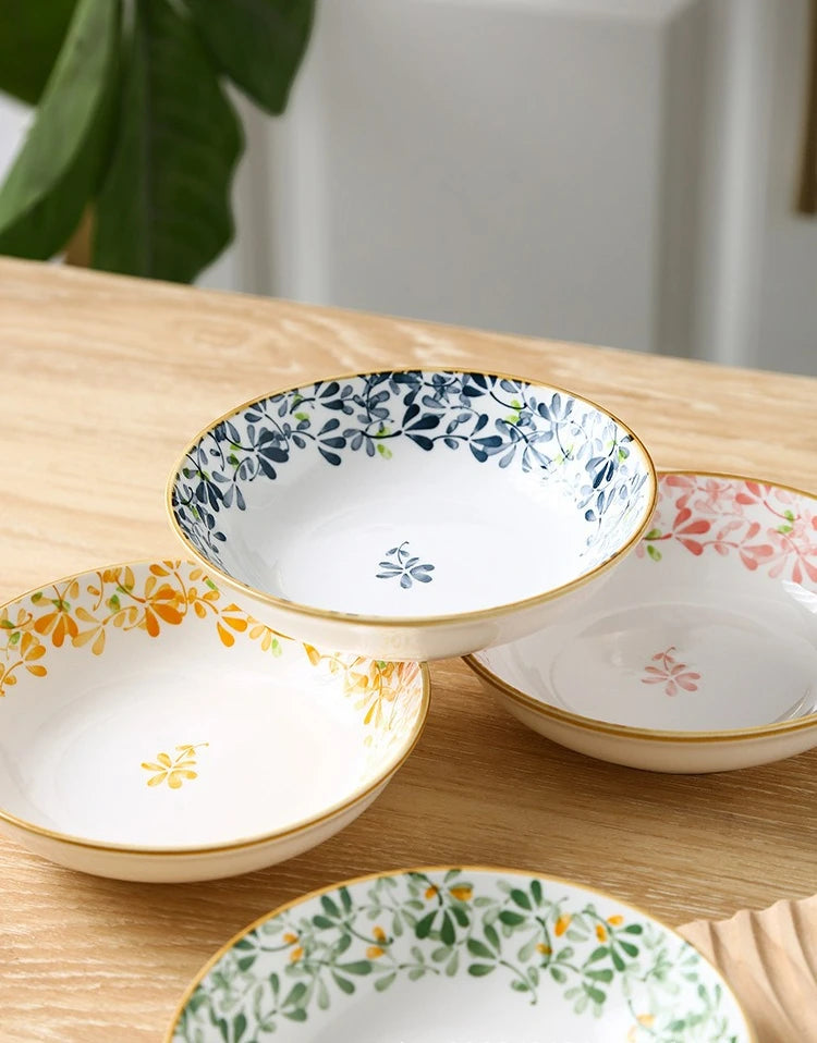 Japanese Style Ceramic Dessert Sauce Dish Plate Creative