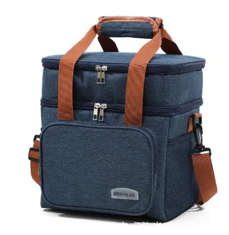 Fashion Crossbody Insulated Lunch Bag Large Capacity Thermal