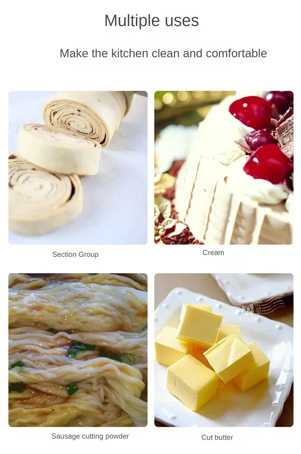 Dough Scraper Baked Bread Products Cream Scraper Multiple