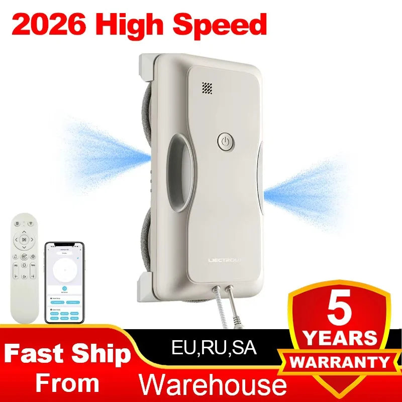 Window Cleaning Robot Liectroux G8 High-Speed Cleaning Double
