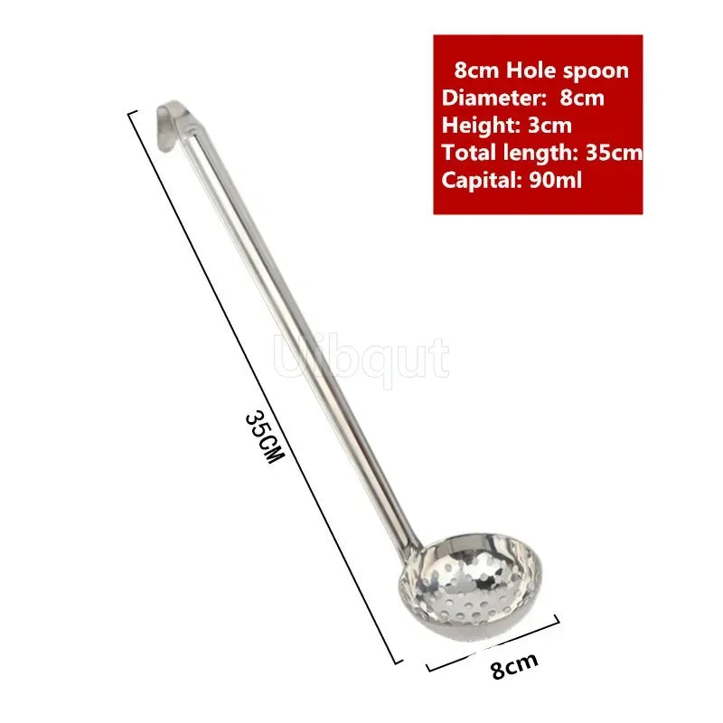Stainless Steel Long Handle Ladle Serving Spoon Big