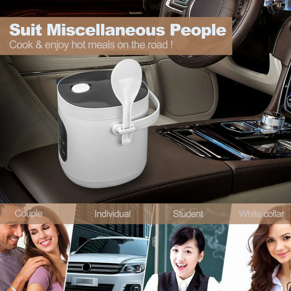 Car Rice Cooker 12v 24v 220v Car Dual