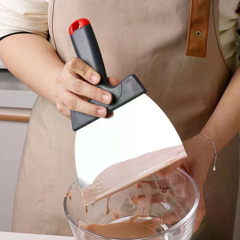 Coating Spatula Chocolate Scraper Stainless Steel Dough Scraper