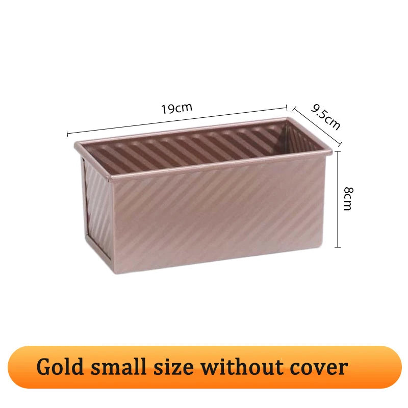 Rectangle Loaf Pan Baking Toast Pullman Box Tray
