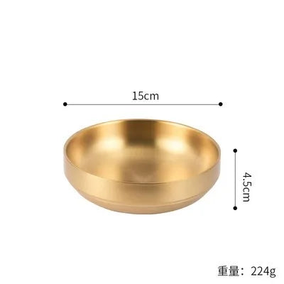 Korean 304 Stainless Steel Sauce Dish Small Dish