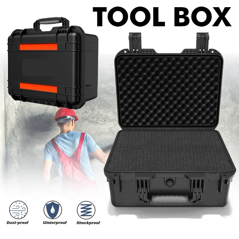 Toolbox Large Waterproof Hard Case Toolbox Organizer Shockproof
