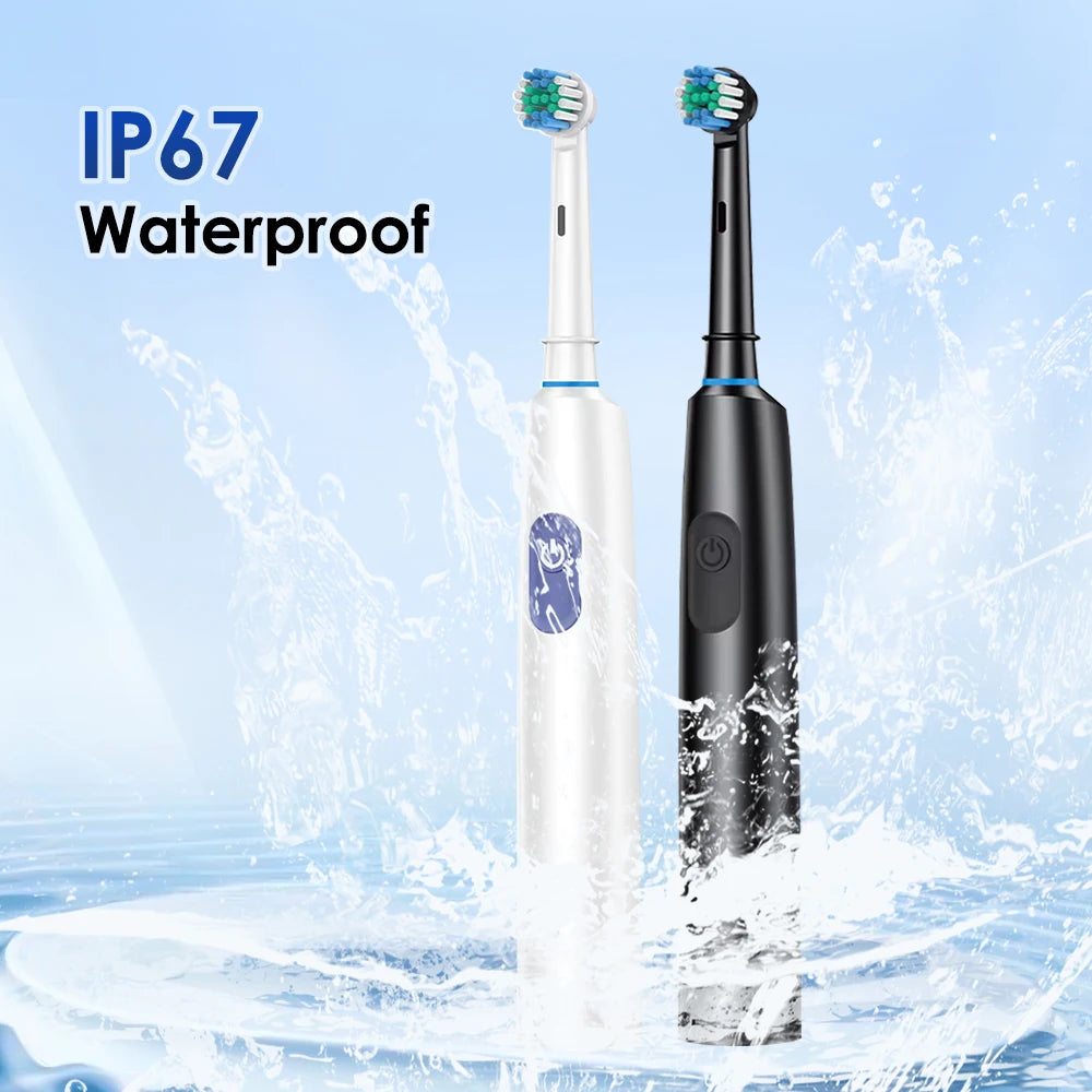 Electric Toothbrush Cordless Usb Rechargeable Waterproof