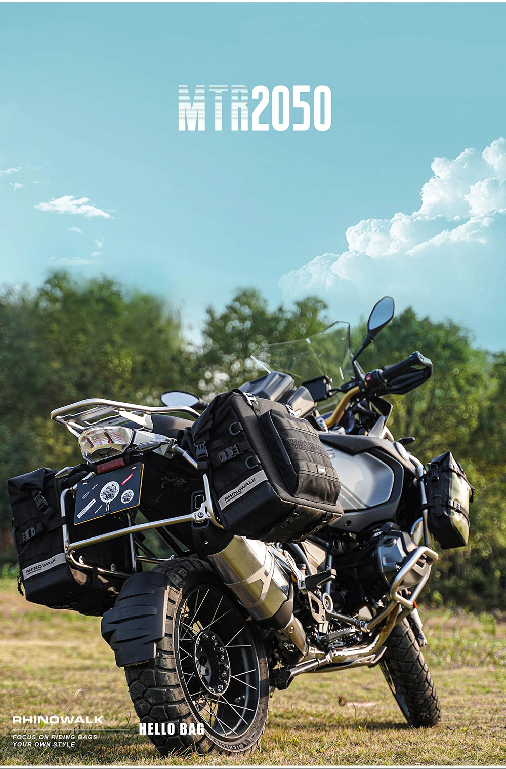 Rhinowalk Motorcycle Side Bag Quick Release 3d Cube