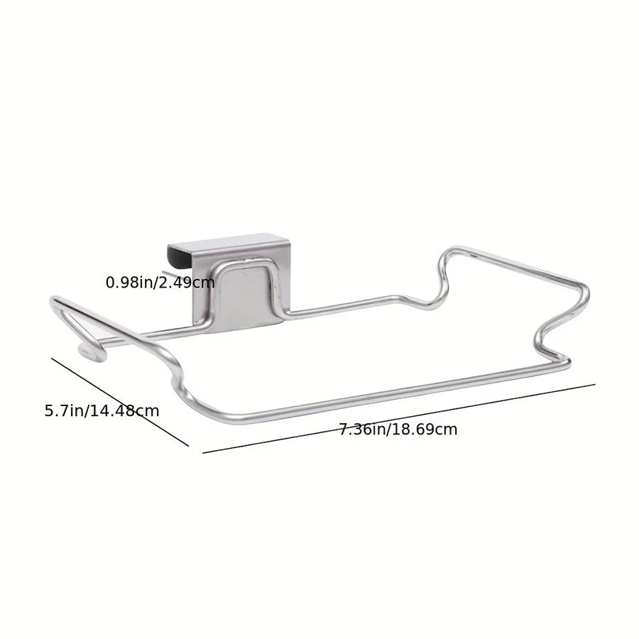 Trash Bag Rack Cabinet Door Garbage Bags Holder