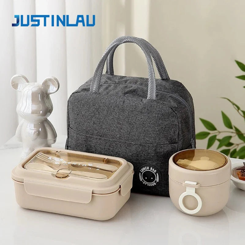 Lunch Box Children School Office Bento Box Compartment