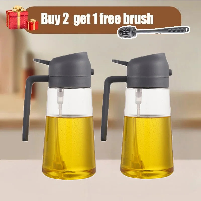 2pcs Oil Spray Dispenser Sprayer Pourer Oil Empty