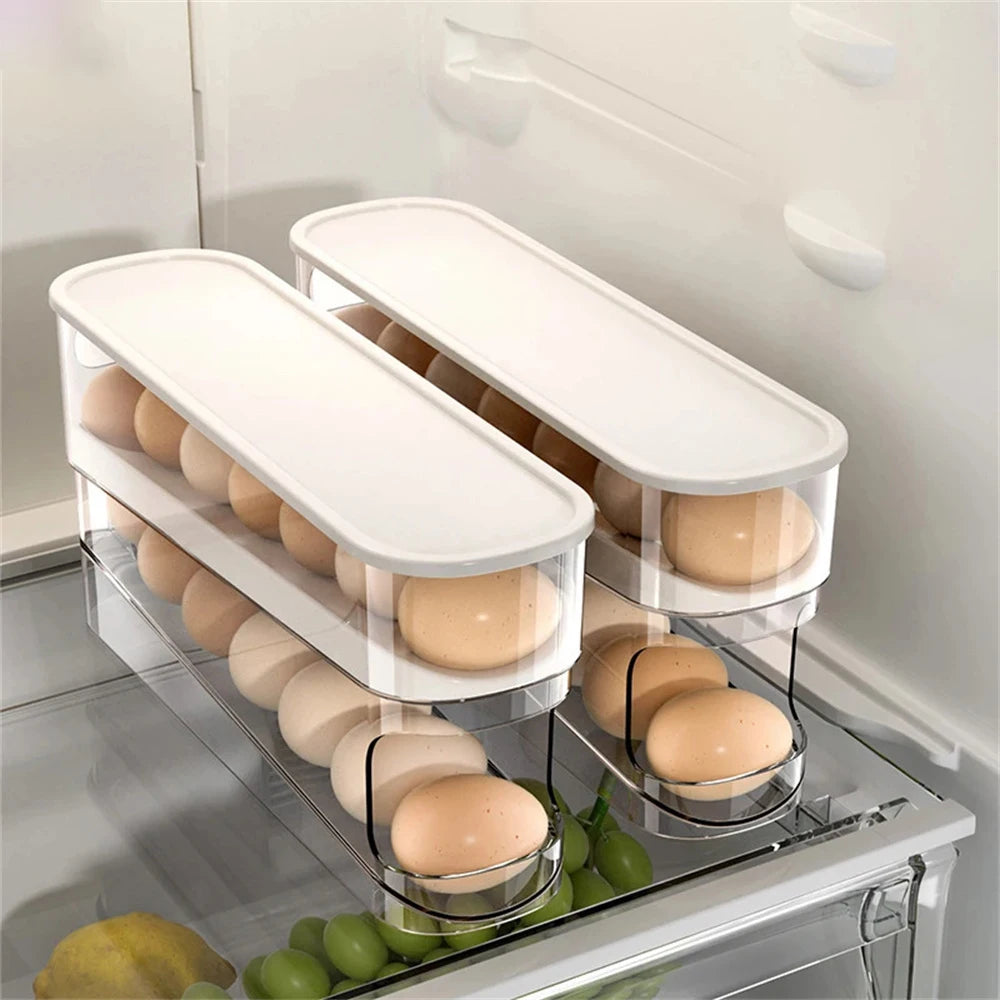 1pc Slide Type Egg Carton Double Automatic Egg