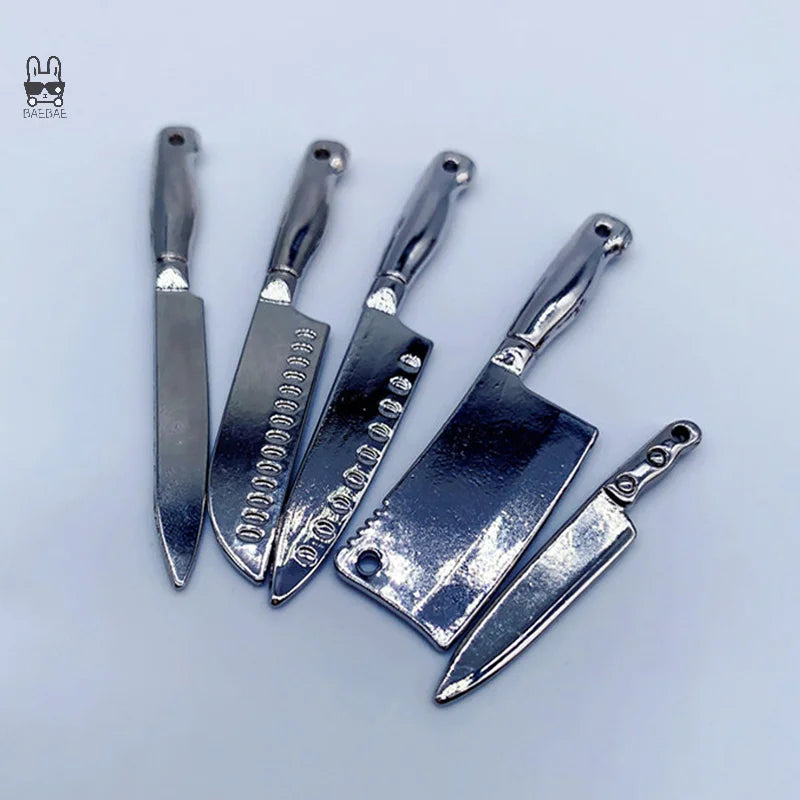 1/12 Dollhouse Mini Knives Model Dollhouse Cooking Utensils