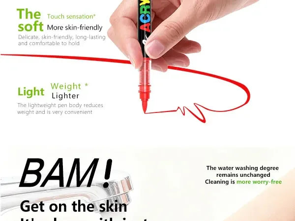 120-360 Colors Acrylic Paint Markers Brush Tip Paint