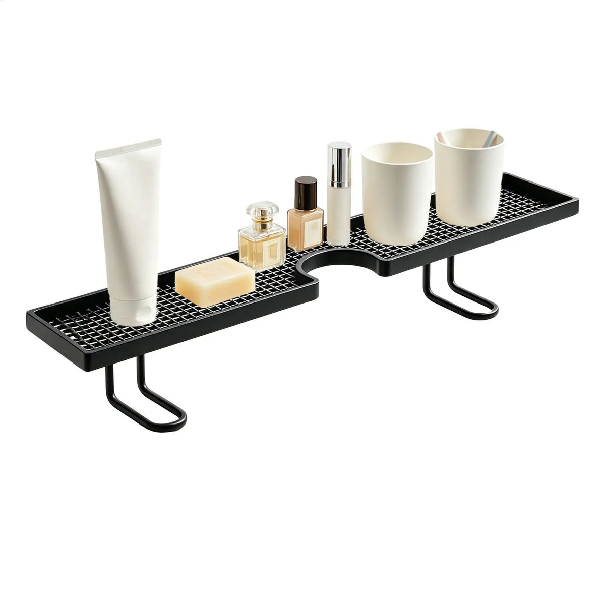 Sink Organizer Bathroom No Drilling Floating Easy Drainage