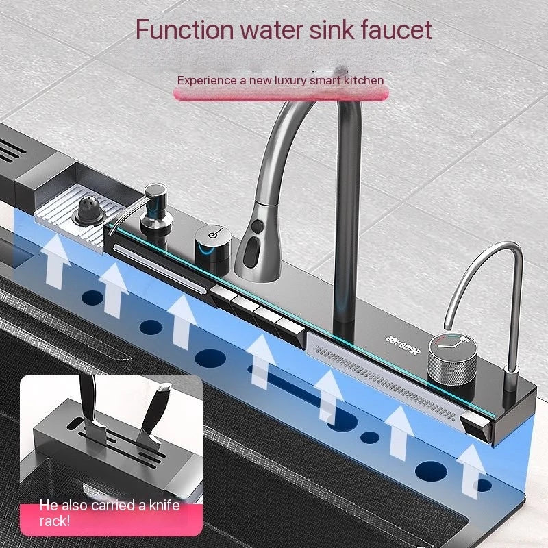 Integrated Waterfall Sink Honeycomb Technology Large Digitial