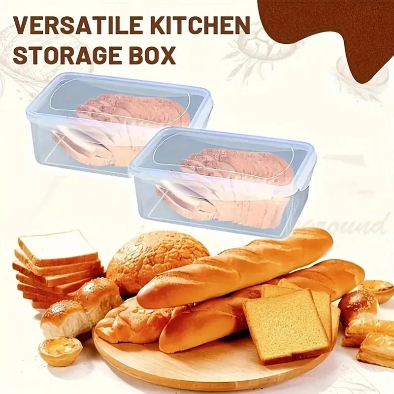 Airtight Food Storage Container Lid Plastic Bread Storage