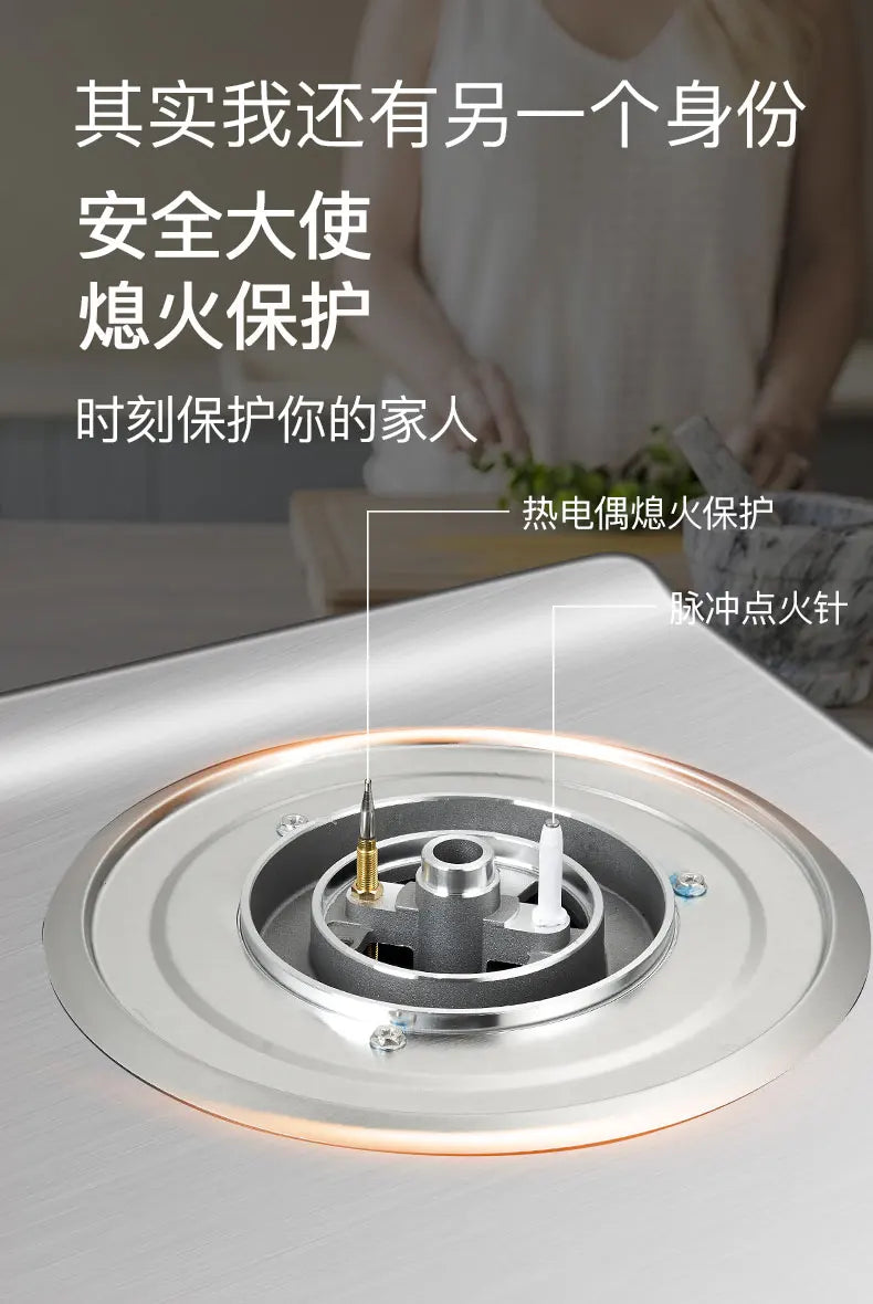 Built-In Kitchens Cookers Gas Stove Stove Stainless Steel