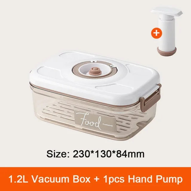 Food Vacuum Storage Box Fresh-Keeping Sealed Canister Large
