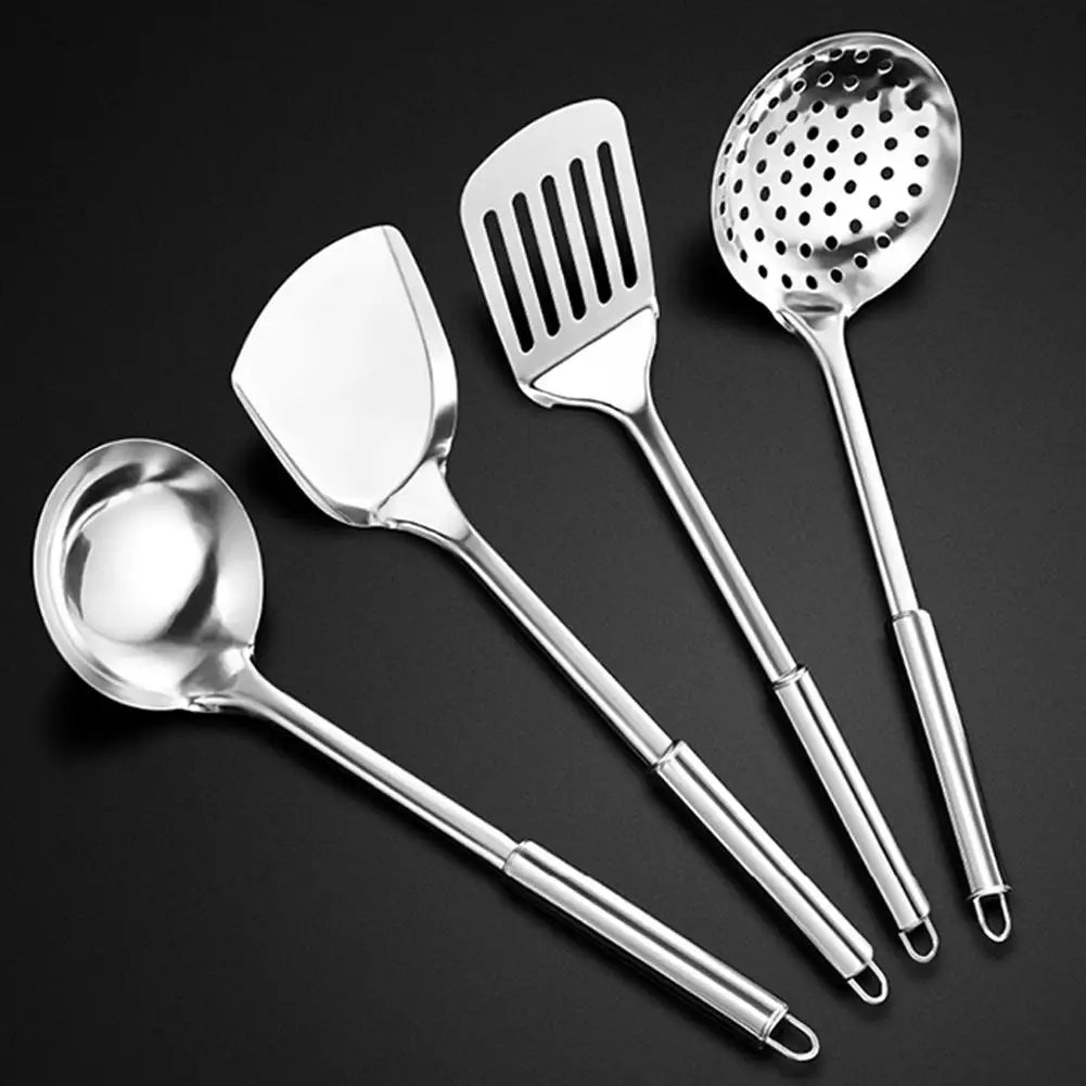5pcs/Set 304 Stainless Steel Practical Spatula Utensil Cooking