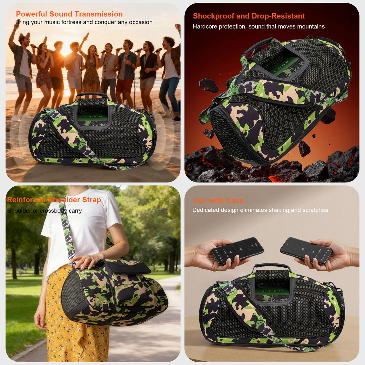 Jbl Boombox Speaker Storage Bag - Wireless Bluetooth-Compateble