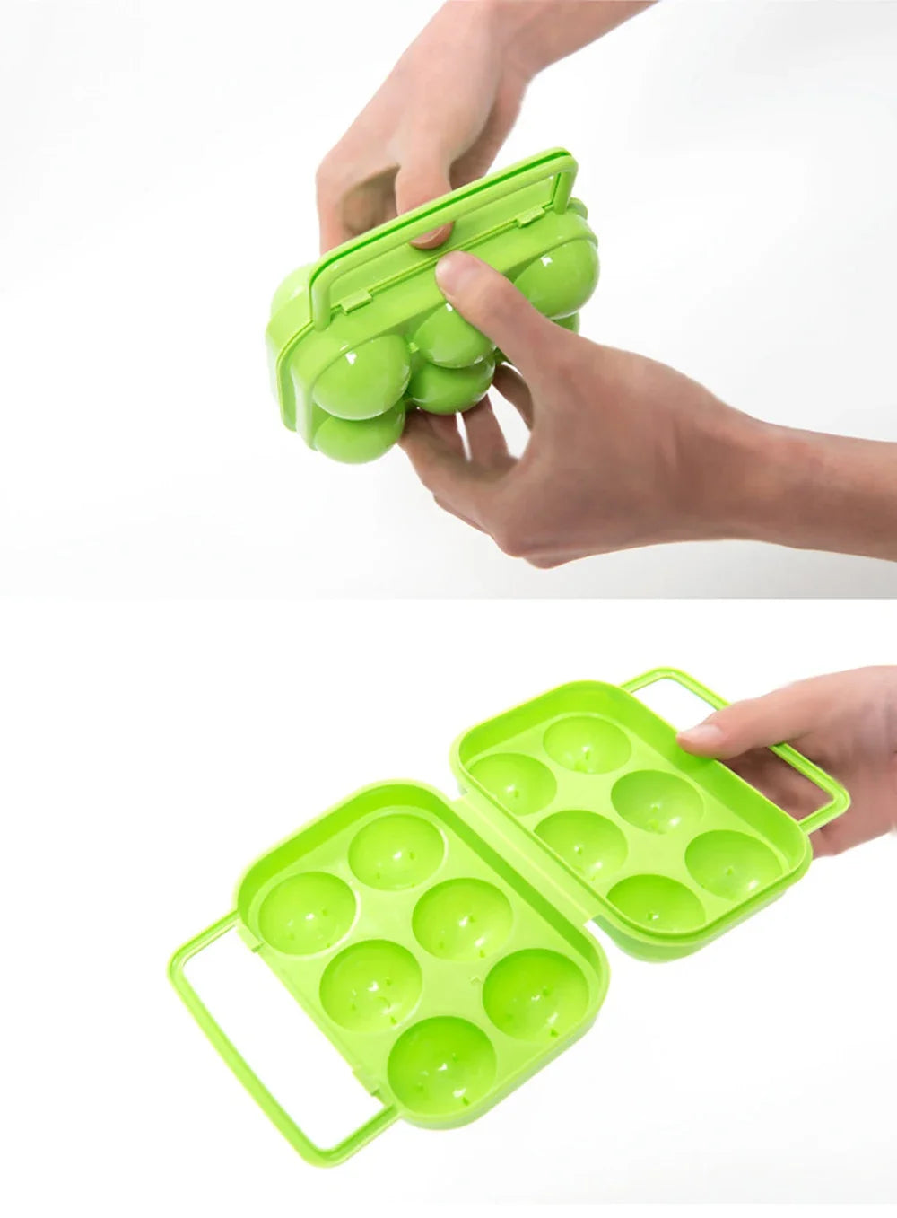 2/4/6/12 Grid Egg Storage Box Egg Holder Container