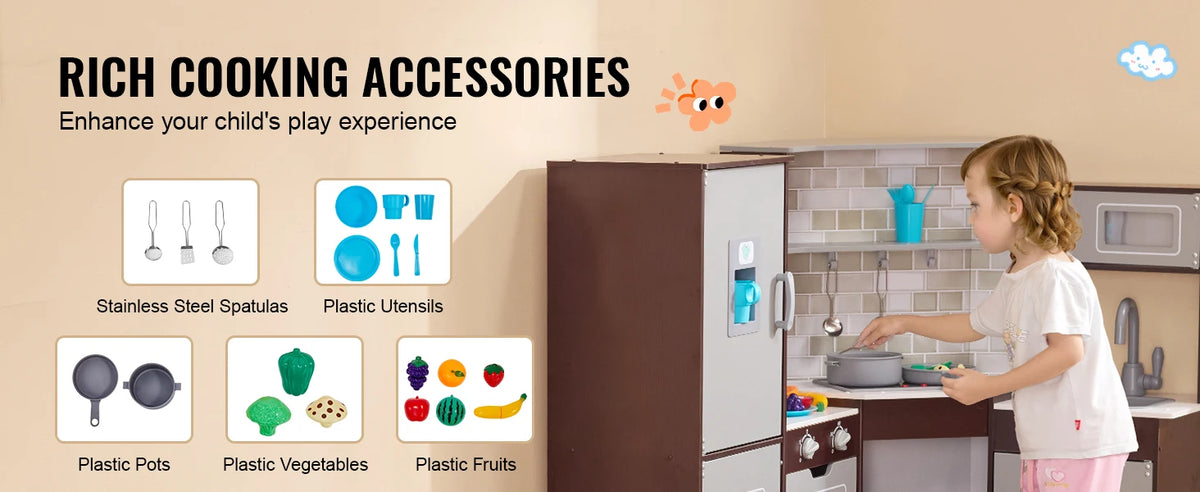 Succebuy Play Kitchentoys Children Kitchenware Ice Maker Kids