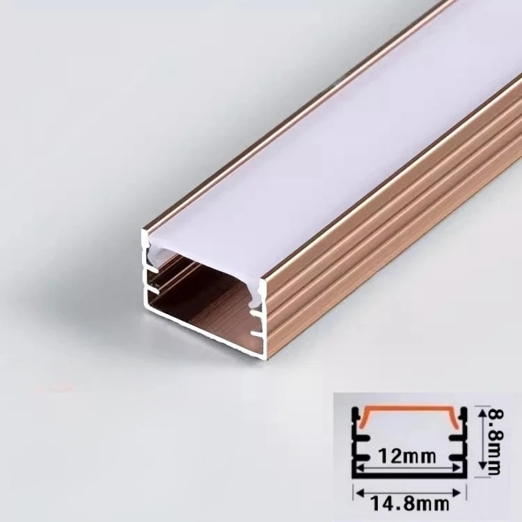 Rose Gold U/Yw Style Led Aluminum Profile 5050