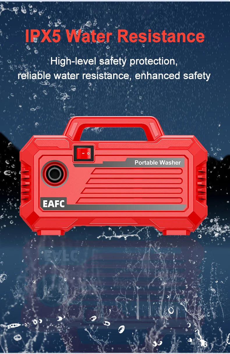 Eafc Newest 2000w Electric High Pressure Washer Powerful